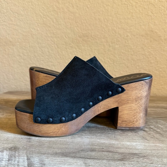 Sam Edelman Josselyn Platform Black Suede Leather - Picture 7 of 13